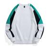 Men's Sweater Autumn Men's American Round Neck Color Matching Men's Leisure Sports Sweater