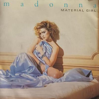 7-дюймовая пластинка MADONNA Material Girl W9083 Sire 1985 UK Танцевальная Электроника Б/у