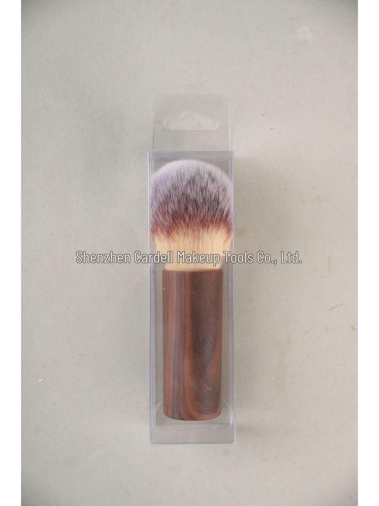 Компактная пухлая кисть для удаления пыли с ногтей - Кисть для пудры и румян в стиле бревна для сметания волос и нанесения макияжа