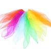 6 pcs colorful early childhood education children's gymnastics square scarves sports dance interactive game gauze scarves