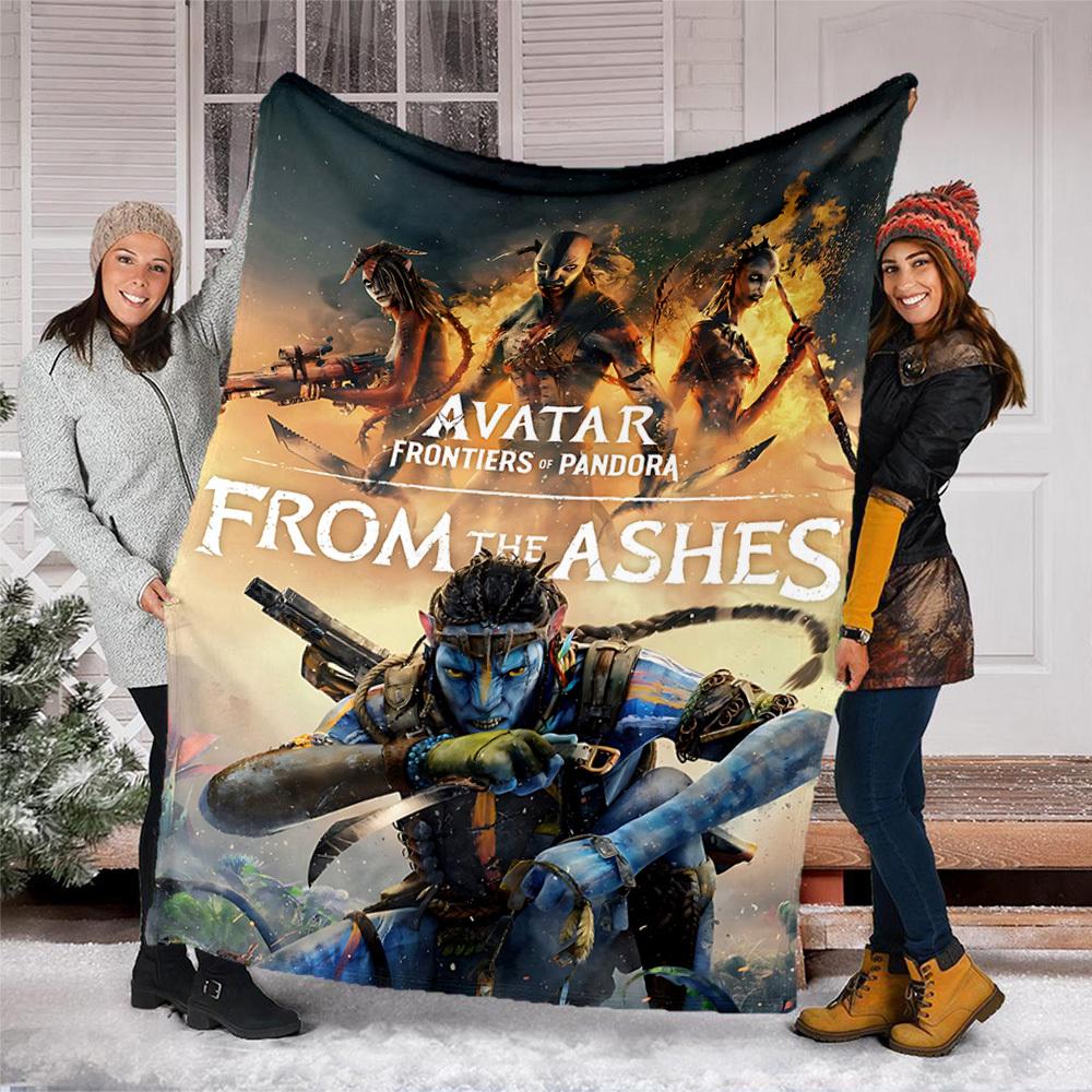 1 шт. Аватар, Пандора, Уличный персонализированный фланелевый плед, Мягкий, Легкий, Персонализированный фланелевый плед, Цифровая печать,