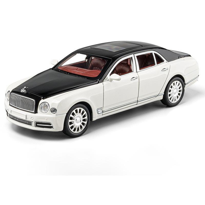 1/24 Bentley Mulsanne литые игрушечные машинки и игрушечные машинки модель автомобиля звук и свет инерционные машинки игрушки для детей подарки