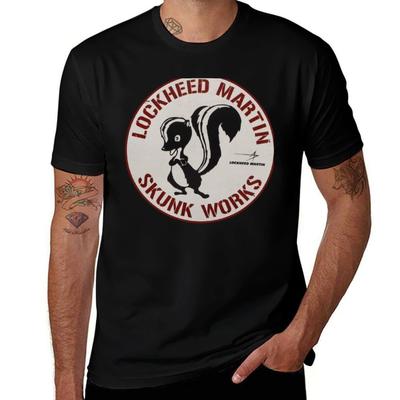 SKUNK WORKS Футболка хлопковые футболки мужские 100% футболки для мужчины футболки с принтом футболка персонализированная Футболка