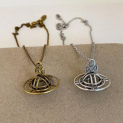 3D Подвеска в виде планеты Сатурн для женщин – Уникальная, универсальная и стильная цепочка для свитера