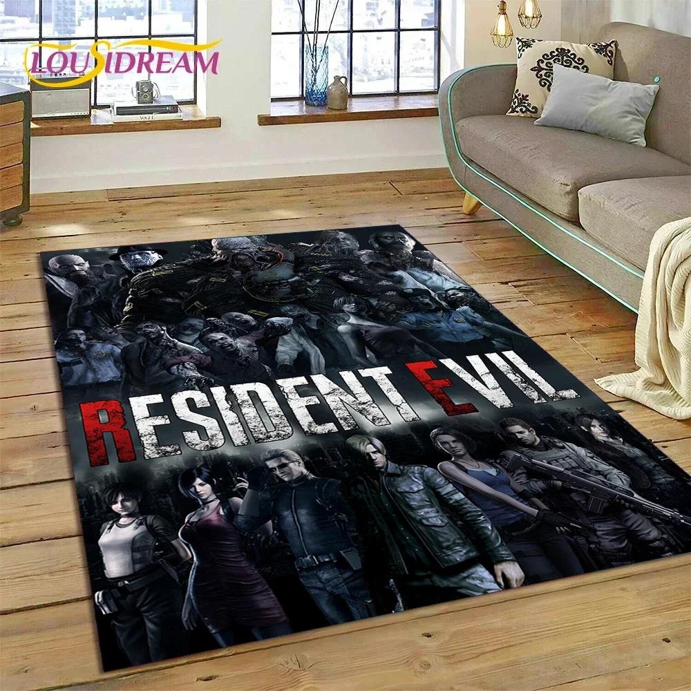 3D Игры Хоррор R-Resident Evil Ковер Игровой Коврик для Спальни Гостиной Домашний Декор Дивана, Детская Игра Большой Декор Напольный Коврик