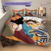 One Piece Bedding 3 Piece Set HD Print Duvet Cover Pillowcases for Teens Adult Bedroom Decoration Christmas Gift C349