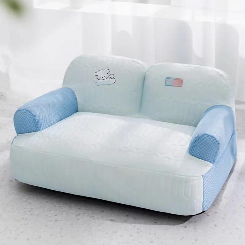 Кровати для кошек Летняя охлаждающая кровать для питомца Подушки для котят Товары Домики Коврик для собак Корзина Аксессуар Домики Аксессуары Вещи для щенков