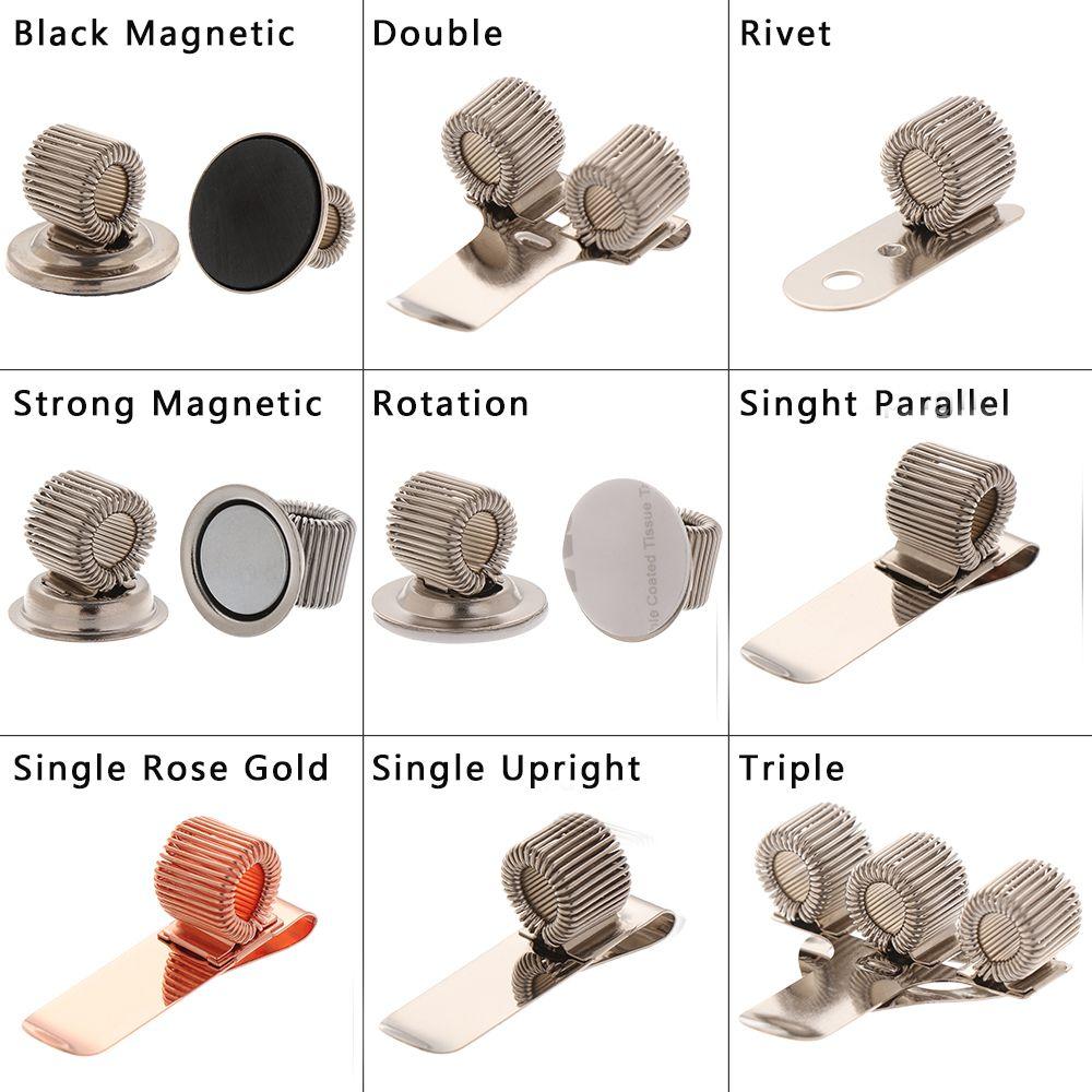 Канцелярские товары Трехсекционный Портативный Двойное отверстие Металлический Держатель для карандашей Одинарное отверстие Пружинный Зажим для ручки