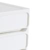Storage Drawer Multi Layers Stackable Dustproof Desktop Storage Box Organizer for Student Dormitory Home Cosmetics 3