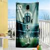 Football Messi Beach Towel High Absorbency Quick-Dry Comfortable Lightweight Suitable for Swimming, Gym, Camping, Yoga Vacation