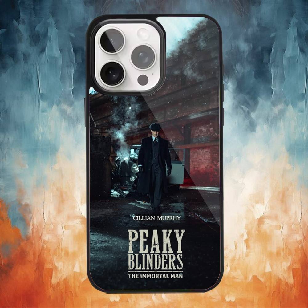 Чехол для телефона P-Peaky Blinders The Immortal Man для iPhone 17 16 15 14 13 12 Pro Max Plus с поддержкой MagSafe Беспроводная магнитная крышка