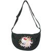 Yasuda Tsusho Embroidered Round Shoulder Hello H21 X W32 X KT801 Bag, Kitty, Size Approx. D9cm,