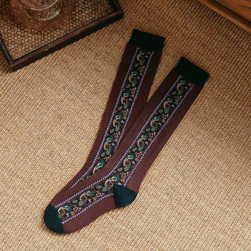 Plaid Girls Women Stockings Long Socks Autumn Winter Warm Thigh High Socks Japan Style Students Over Knee Socks Stocking Leg Sox