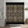 Роскошная винтажная шторка для душа для ванной комнаты, черный и золотой абстрактный дизайн, водонепроницаемая ткань, домашний декор, 3D-печать, шторки для ванны Али