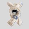 Winter Winter Beanie Ear Protection Bib Scarf Hat Leisure Rabbit Plush Scarf  Children
