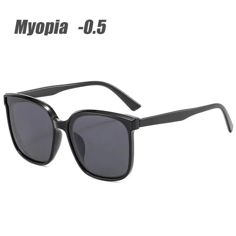 Женские солнцезащитные очки для близорукости с поляризацией UV400 для вождения, модные уличные солнцезащитные очки, защитные очки, степень-0,5-1,0
