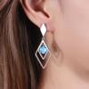 Lindon Copper Alloy Zircon Earrings Drop Earrings For Women Wedding Party Gifts