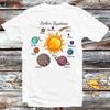 Solar System Sun Earth Comet Pluto Saturn Moon Venus Mars T Shirt B881