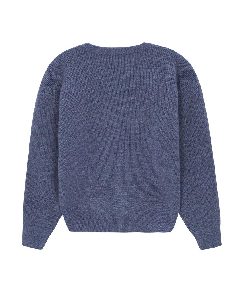 UNGIMMICK Crewneck Superfine Merino Wool Sweater (Sora)