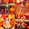 40*10cm Party Decoration Hanging Halloween Scary Props Human Skeleton Poseable Size