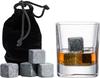9PCS Natural Granite Whiskey Stones Sipping Ice Cube Whisky Stone Wine Rocks Cooler Wedding Gift Favor Christmas Bar Accessories