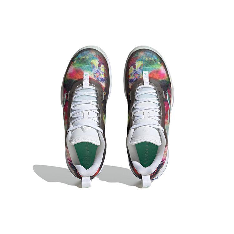 Adidas Avacourt Tie-Dye Мужские кроссовки разноцветные облачно-белые, серебристо-металлические ID4232