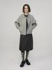 Hunch Leather Zip-Up Jumper
