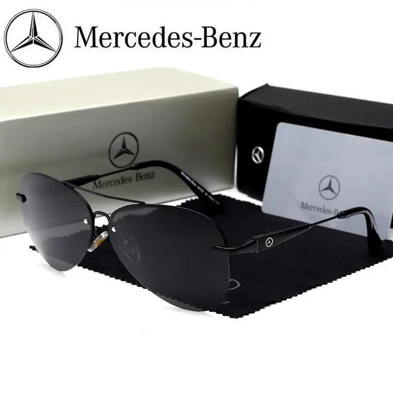 Автомобильная наклейка для Mercedes Benz A B C E S V Class GLB GLC GLE AMG Pilot SLK SLC ML Автомобильные Высокие Мужские Антибликовые Очки для Водителя Поляризующие