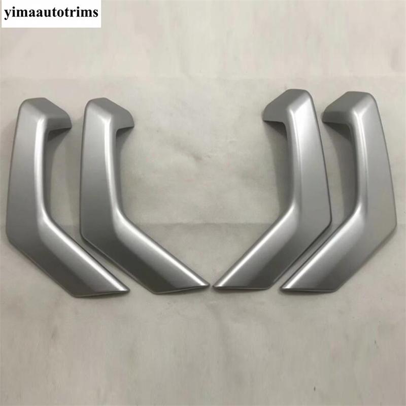 Car Inner Door Armrest Handle Molding Strip Cover Trim Carbon Fiber Interior Accessories For Volkswagen T-Roc T Roc 2018 - 2025