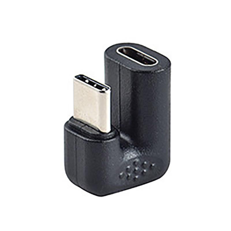 180-градусный прямоугольный USB-адаптер USB 3.1 типа C «папа-мама» USB-C