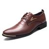 Модная окантовка Мужские туфли-оксфорды Английский острый деловой корейский Мужские кожаные формальные туфли Быстрые продажи Производители внешней торговли