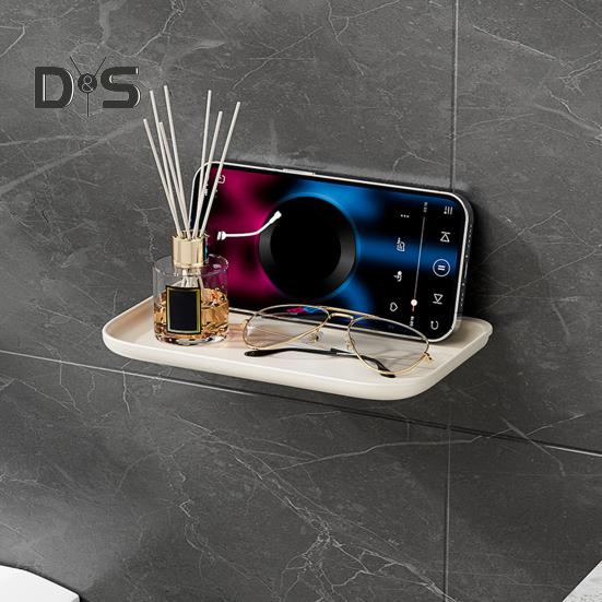 Стеллаж для хранения вещей, настенный органайзер для ванной комнаты, поднос, прочная несущая складная конструкция, поднос для хранения, держатель для полотенец