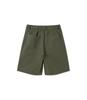 BLACKBROWN Double-Pleated Elastic Shorts [Khaki]