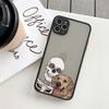 Роскошный Забавный Милый Чехол-Скелет Череп Кошка для iPhone X XS XR 16 15 14 13 12 11 Pro Max SE2 7 8 Plus Ударопрочная Задняя Крышка Funda