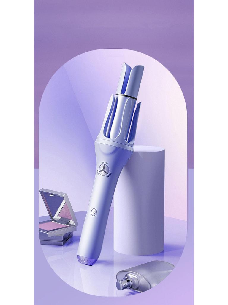 Электрическая вращающаяся автоматическая плойка — защита от ожогов, стойкие крупные волны и кудри, без склеивания волос