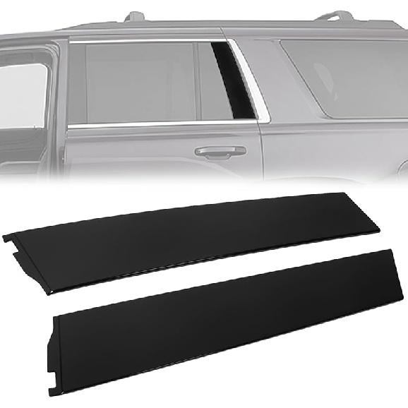 Door Pillar Trim Molding Window Trim Cover Fit For Cadillac Escalade ESV Chevrolet Suburban 3500HD Chevy Tahoe GMC Yukon XL 2015 2016 2017 2018 ,