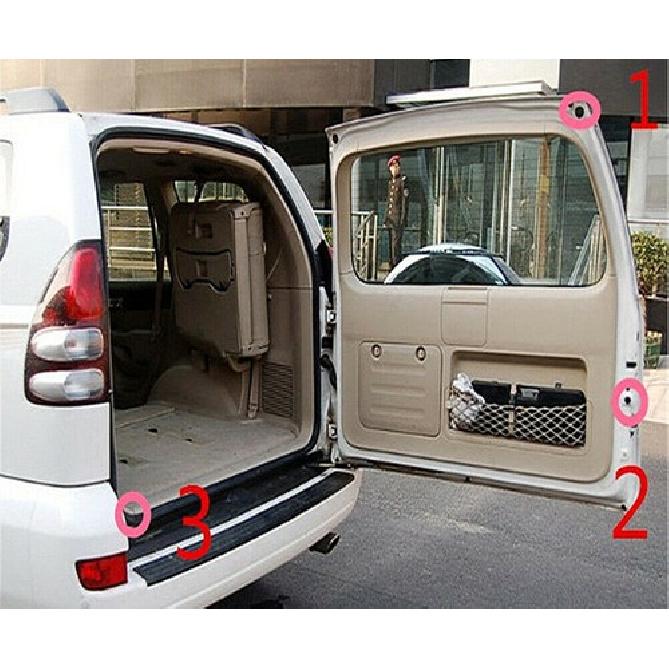 Для 03-09 Toyota Land Cruiser Prado LC120 Задняя дверь Подушка Амортизирующая Гранулированная Накладка