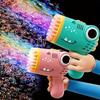 40 Hole Bubble Gun, Electric Automatic Soap Bubble Rocket Bubble Machine, Portable Outdoor Wedding Party Toys, Halloween Christmas Gift