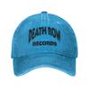 Винтажные хип-хоп бейсболки Death Row Records, унисекс, с эффектом потертости, стирка, snapback, для всех сезонов, регулируемая посадка