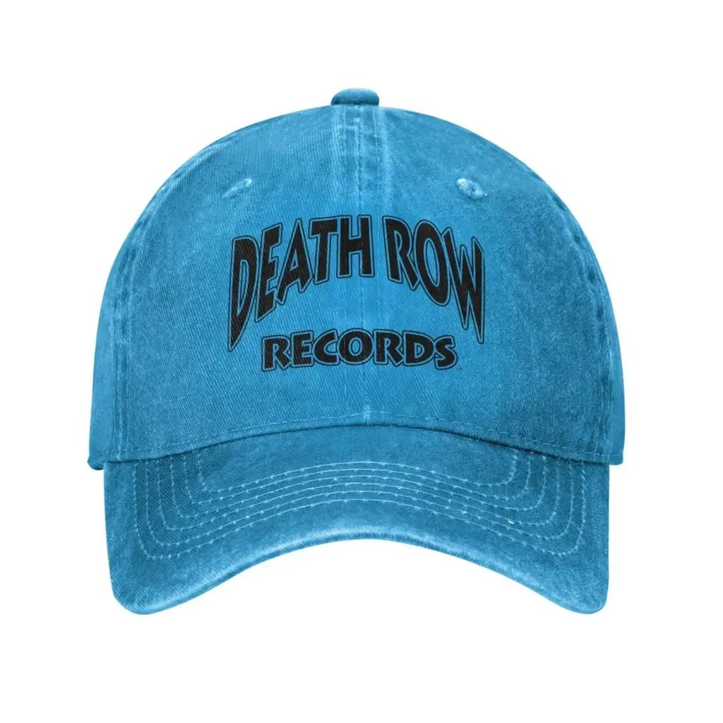 Винтажные хип-хоп бейсболки Death Row Records, унисекс, с эффектом потертости, стирка, snapback, для всех сезонов, регулируемая посадка
