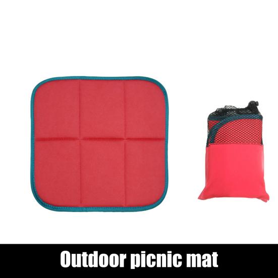 Портативный легкий мини-водонепроницаемый складной коврик с сумкой для хранения, износостойкий нескользящий утолщенный уличный коврик для пикника