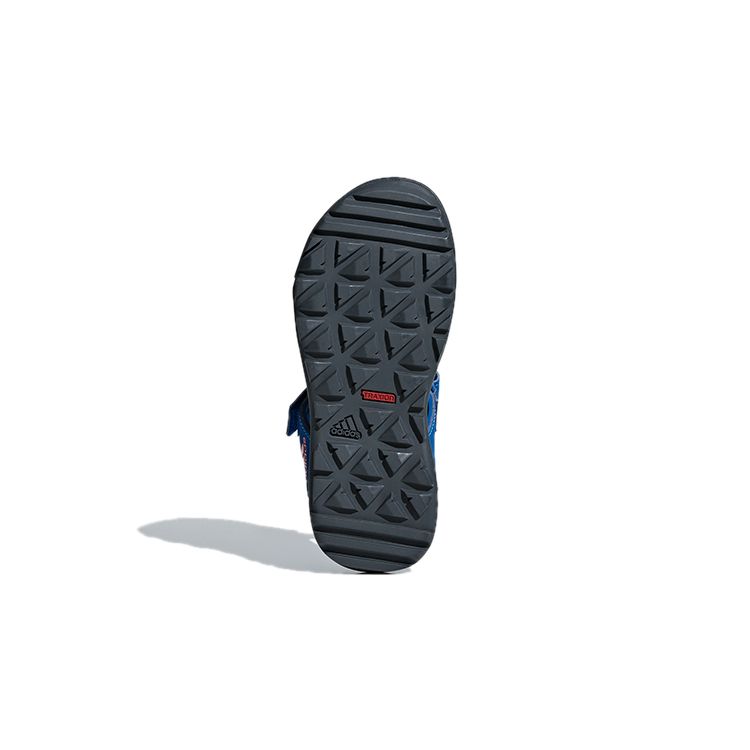 Adidas Captain Toey K Velcro Outdoor Simple Closed Toe Flat Sports Non-Slip Wear-Resistant Sandals Kids Sandals Blue BC0703