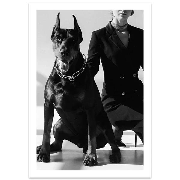 Сексуальные Женщины Постеры Плохая Девочка Черно-Белый Принт Холст Картины Настенное Искусство Для Современной Поп Комнаты Домашнее Украшение Картинки Фреска