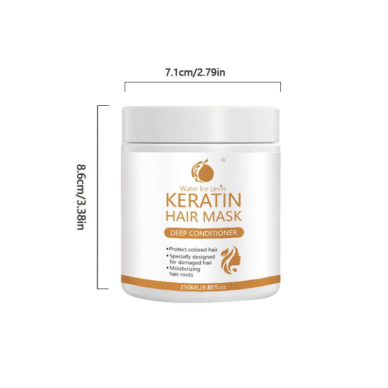 Keratin Hair Mask Repair Permed and Dyed Smooth Dry and Frizzy Hair Conditioner