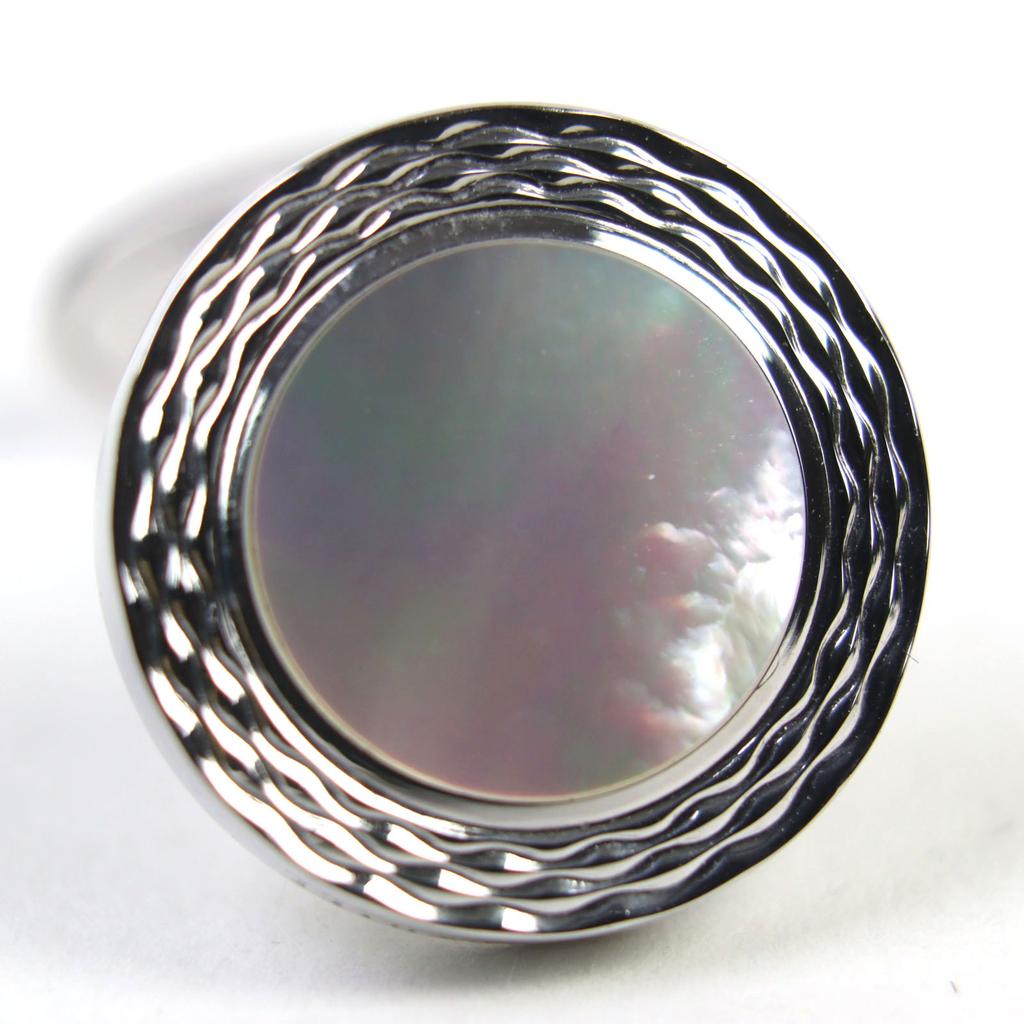 Dunhill Cufflinks Cufflinks Engraved Logo Round Shape AG925 Men JSB82D2H Used