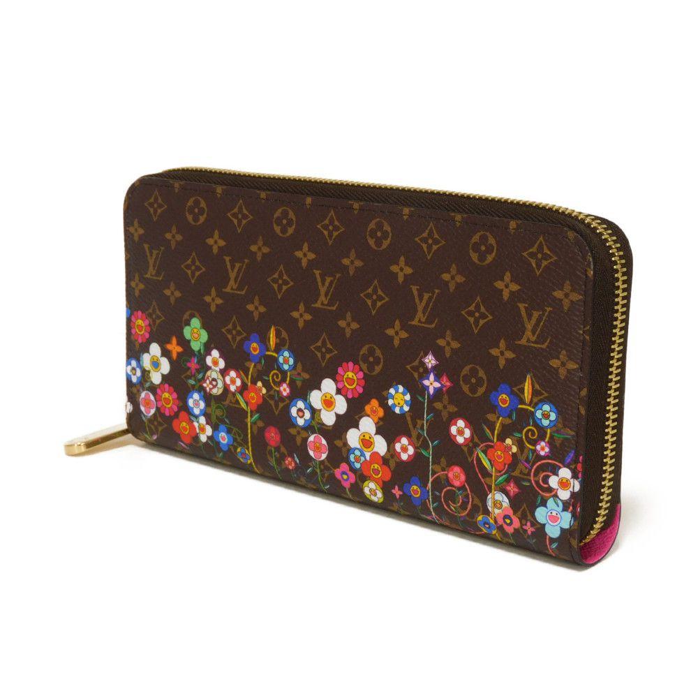 Used LVx™ Zippy Wallet (12564), M14162, 7940, by Takashi Murakami, Multicolor, RFID IC Chip, Japan Exclusive, Unused