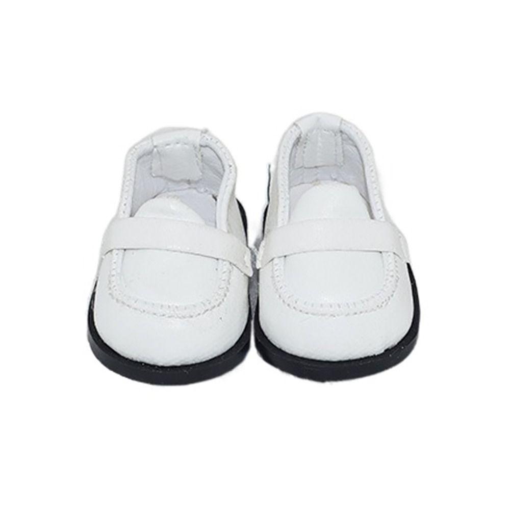 PU Leather Doll Clothes 10/20CM Mini Academic Style Shoes Doll Shoes  10/20cm Cotton Stuffed Doll