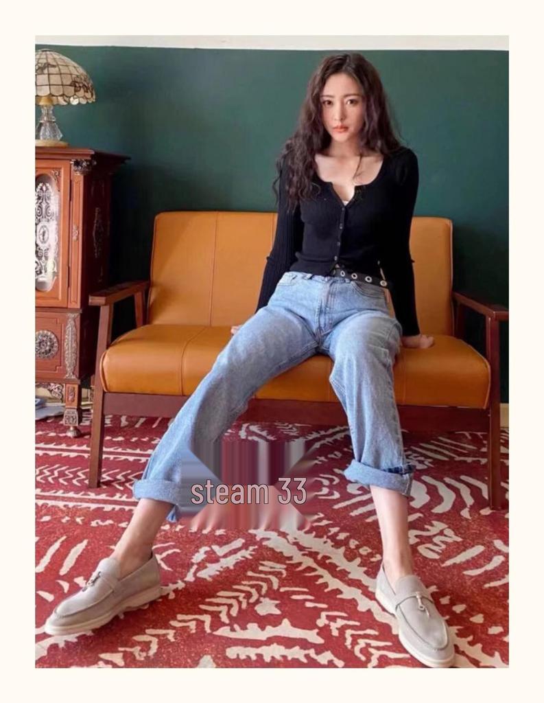 Женские лоферы слипоны с кисточками в британском стиле 2024 - Удобная плоская мягкая подошва