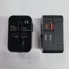Locking Design Power Adapter Dual USB Ports Travel Charger  International Travel