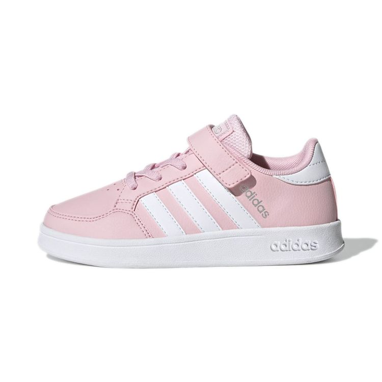 Adidas Neo Breaknet Low Top Kids Skate Shoes Kids Sneakers Pink White GZ7644